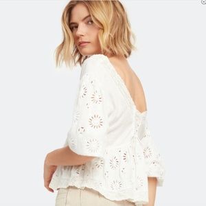 NWOT Free People Sweeter side boho top. Size XL